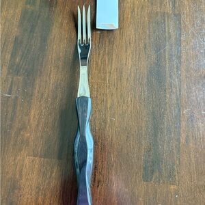 Cutco Black and Silver Serving Fork